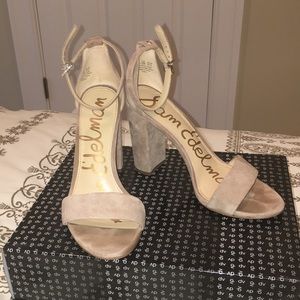 Sam Edelman Yaro suede block heels